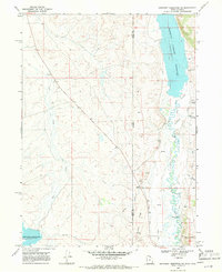 Neponset Reservoir NE 1968 topographic map thumbnail