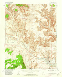 Nipple Butte 1953 topographic map thumbnail