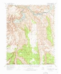 No Mans Mesa 1953 topographic map thumbnail