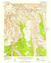 No Mans Mesa 1953 topographic map thumbnail