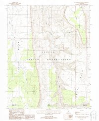 No Mans Mesa South 1987 topographic map thumbnail