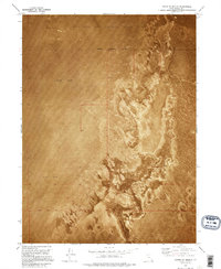 North of Knolls 1973 topographic map thumbnail