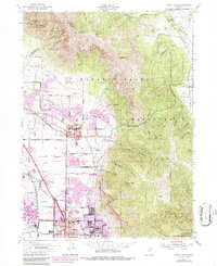 North Ogden 1955 topographic map thumbnail