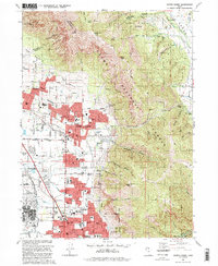 North Ogden 1992 topographic map thumbnail