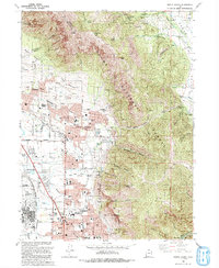 North Ogden 1992 topographic map thumbnail
