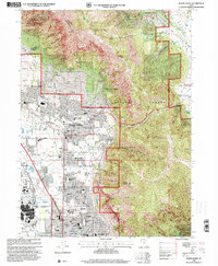 North Ogden 1998 topographic map thumbnail
