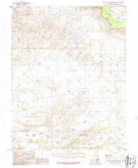 North Six-shooter Peak 1987 topographic map thumbnail