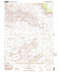 North Six-shooter Peak 1997 topographic map thumbnail