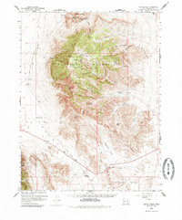 Notch Peak 1960 topographic map thumbnail