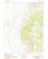 Notch Peak 1991 topographic map thumbnail