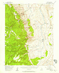 Notom 1952 topographic map preview