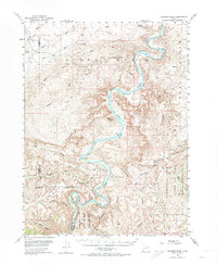 Nutters Hole 1953 topographic map thumbnail