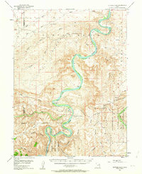 Nutters Hole 1953 topographic map thumbnail