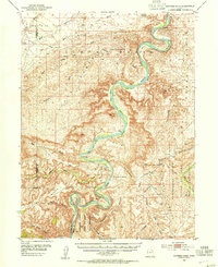 Nutters Hole 1953 topographic map thumbnail