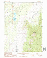 Oak City North 1985 topographic map thumbnail