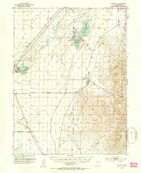 Oak City 1951 topographic map thumbnail