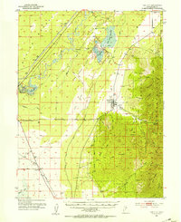 Oak City 1951 topographic map thumbnail