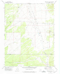 Observation Knoll 1971 topographic map thumbnail