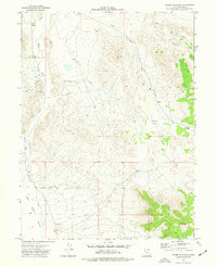 Ochre Mountain 1973 topographic map thumbnail