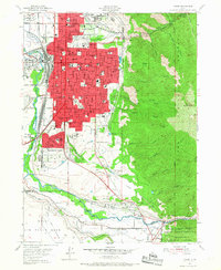 Ogden 1955 topographic map preview