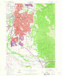 Ogden 1955 topographic map preview