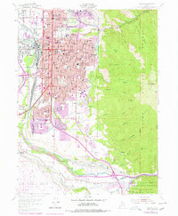 Ogden 1955 topographic map preview
