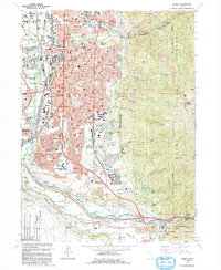 Ogden 1992 topographic map preview
