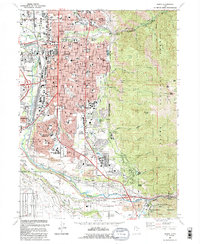 Ogden 1992 topographic map preview