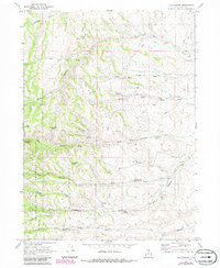 Old Canyon 1969 topographic map thumbnail