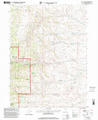 Old Canyon 1998 topographic map thumbnail