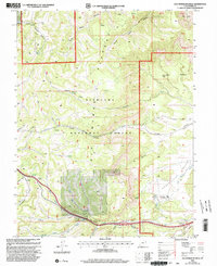 Old Woman Plateau 2001 topographic map thumbnail
