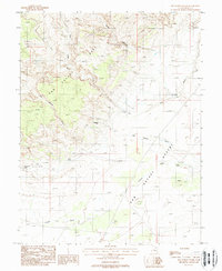 Old Woman Wash 1988 topographic map thumbnail