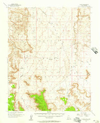 Oljeto 1952 topographic map thumbnail