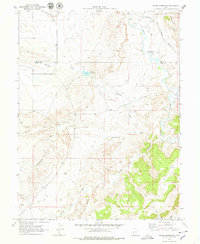Olsen Reservoir 1969 topographic map thumbnail
