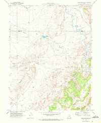 Olsen Reservoir 1969 topographic map thumbnail