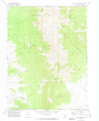 Onaqui Mts South 1971 topographic map thumbnail