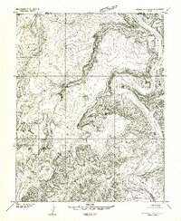 Orange Cliffs 1 NE topographic map thumbnail