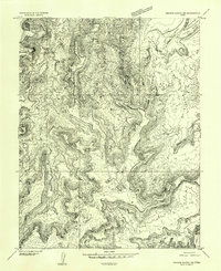 Orange Cliffs 1 SE topographic map thumbnail
