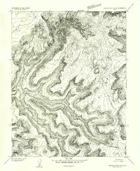 Orange Cliffs 4 NW topographic map thumbnail