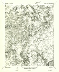 Orange Cliffs 4 SW topographic map thumbnail