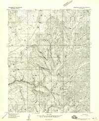 Orderville Canyon NE 1957 topographic map thumbnail
