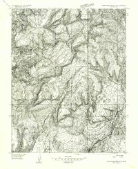Orderville Canyon SE topographic map thumbnail