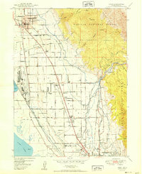 Orem 1950 topographic map thumbnail