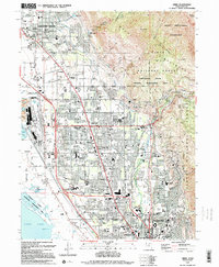 Orem 1994 topographic map thumbnail