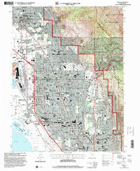 Orem 1998 topographic map thumbnail