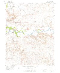 Ouray SE 1964 topographic map thumbnail