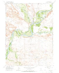 Ouray 1964 topographic map preview