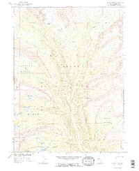 Oweep Creek 1967 topographic map thumbnail