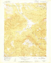 Page Ranch 1951 topographic map preview
