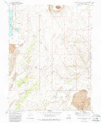 Pahvant Butte South 1971 topographic map thumbnail